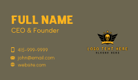 Airforce Skull Shield Business Card Image Preview