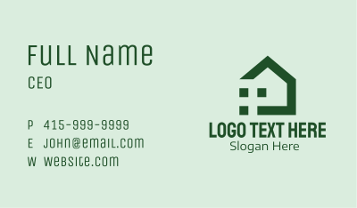 Green Housing Realty  Business Card Image Preview