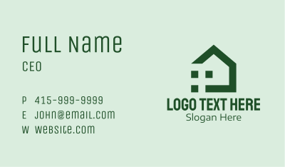 Green Housing Realty  Business Card