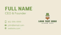 Old Leprechaun Mascot Business Card Image Preview