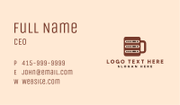 Coffee Server Business Card Image Preview