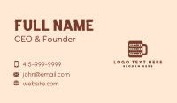 Coffee Server Business Card Image Preview