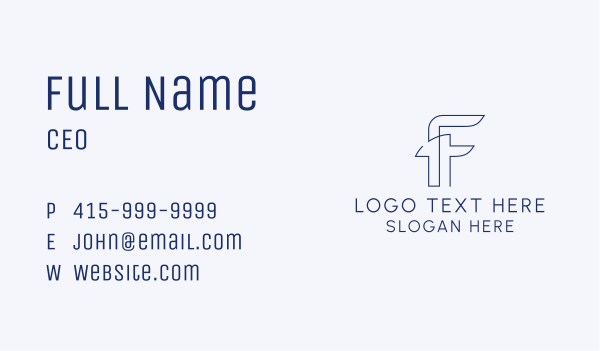 Startup Business Letter F Business Card Design Image Preview