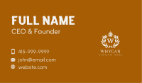 Regal Royal Wreath Business Card Image Preview