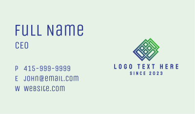 Geometric Realty Company Business Card Image Preview