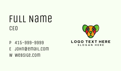 Colorful Watchdog Business Card Image Preview