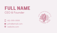 Pink Paint Letter  Business Card Image Preview