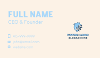 Aqua Sailor Dolphin Business Card Image Preview