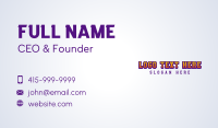 Varsity Sports Academy Business Card Preview