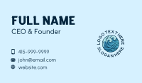 Ocean Water Wave  Business Card Image Preview