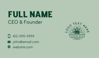 Green Marijuana Drug Business Card Image Preview