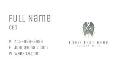 Holy Archangel Wings Business Card Image Preview