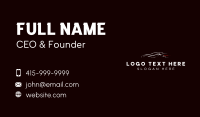 Fast Sports Car  Business Card Preview