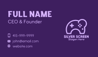 Purple Moon Controller Business Card Image Preview