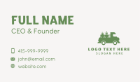 Lawn Plants Truck Business Card Image Preview