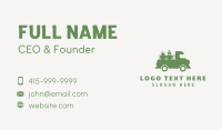 Lawn Plants Truck Business Card Preview