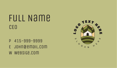 Organic Farm House Business Card