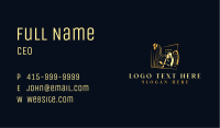 Angel Harp Instrument Business Card Image Preview