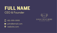 Floral Wedding Event Planner Business Card Image Preview