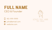 Natural Beauty Woman Salon Business Card Image Preview