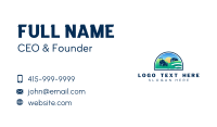 Field Landscaping Lawn Mower Business Card Image Preview