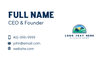 Field Landscaping Lawn Mower Business Card Image Preview