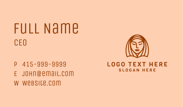 Woman Beauty Face   Business Card Design Image Preview