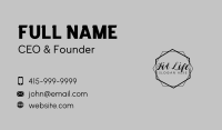 Fashion Wedding Wordmark Business Card Image Preview