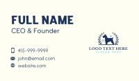 Pet Dog Grooming Laurel Business Card Design