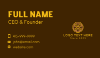 Geometric Mayan Ornament  Business Card Image Preview