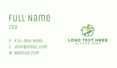 Farm House Plant Business Card Image Preview