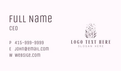 Organic Mushroom Fungus Business Card Image Preview