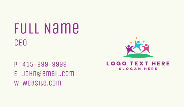 Children Community Charity Business Card Design Image Preview