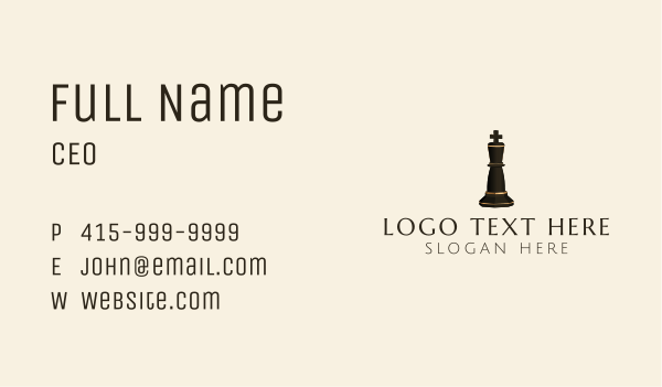 Black Chess Queen Grandmaster Business Card Design Image Preview