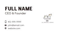 Dog Cat Veterinary Business Card Image Preview