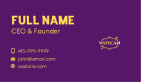 Magical Arabic Wordmark Business Card Image Preview