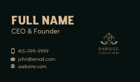 Luxurious Lettermark Badge Business Card Design