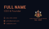 Candle Home Decor  Business Card Image Preview