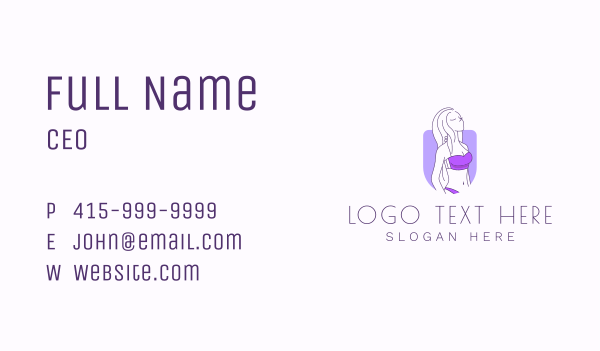 Fashion Swimsuit Apparel  Business Card Design Image Preview