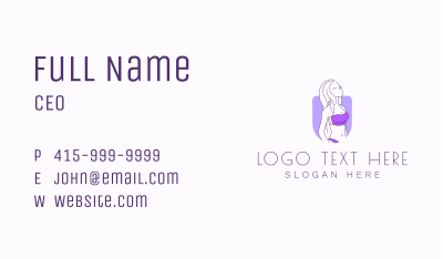 Fashion Swimsuit Apparel  Business Card Image Preview