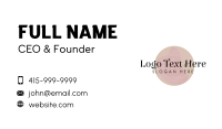 Beauty Fashion Salon Business Card Preview