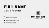 Skull Marksman Crosshairs Business Card Design