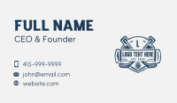 Hockey Varsity League Business Card Preview