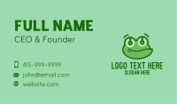 Cute Tech Frog Business Card Design