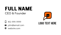 Fox Chat Software Business Card Image Preview