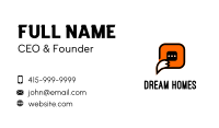 Fox Chat Software Business Card Image Preview