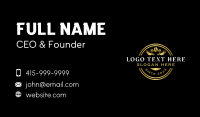 Luxury Coffee Bean Business Card Design