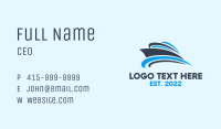 Sailing Travel Boat Business Card Image Preview