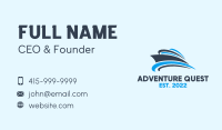 Sailing Travel Boat Business Card Image Preview