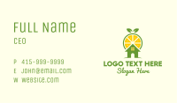 Lime Fruit House Business Card Image Preview